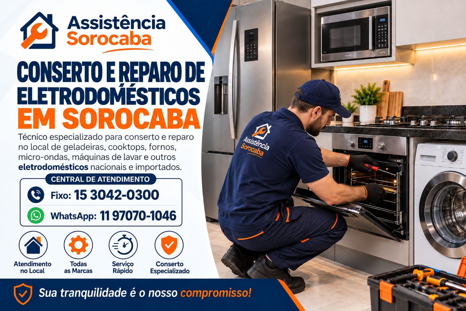 Serviços Assistência Sorocaba 3 Conserto e Reparo de Eletrodomésticos em Sorocaba